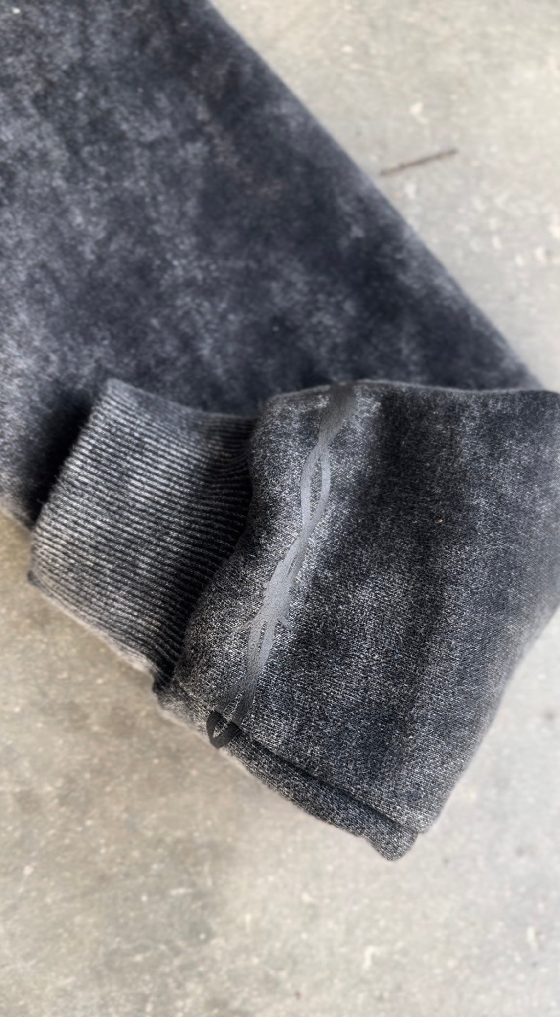 SA1NTX GREY ACID WASH HOODIE ( ORIGINAL)