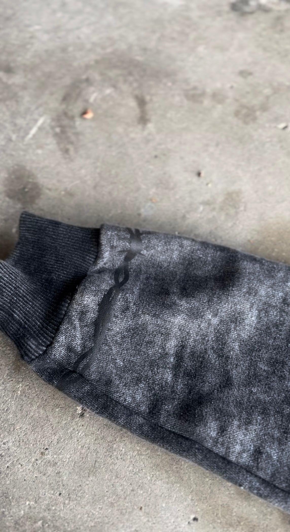 SA1NTX GREY ACID WASH HOODIE ( ORIGINAL)