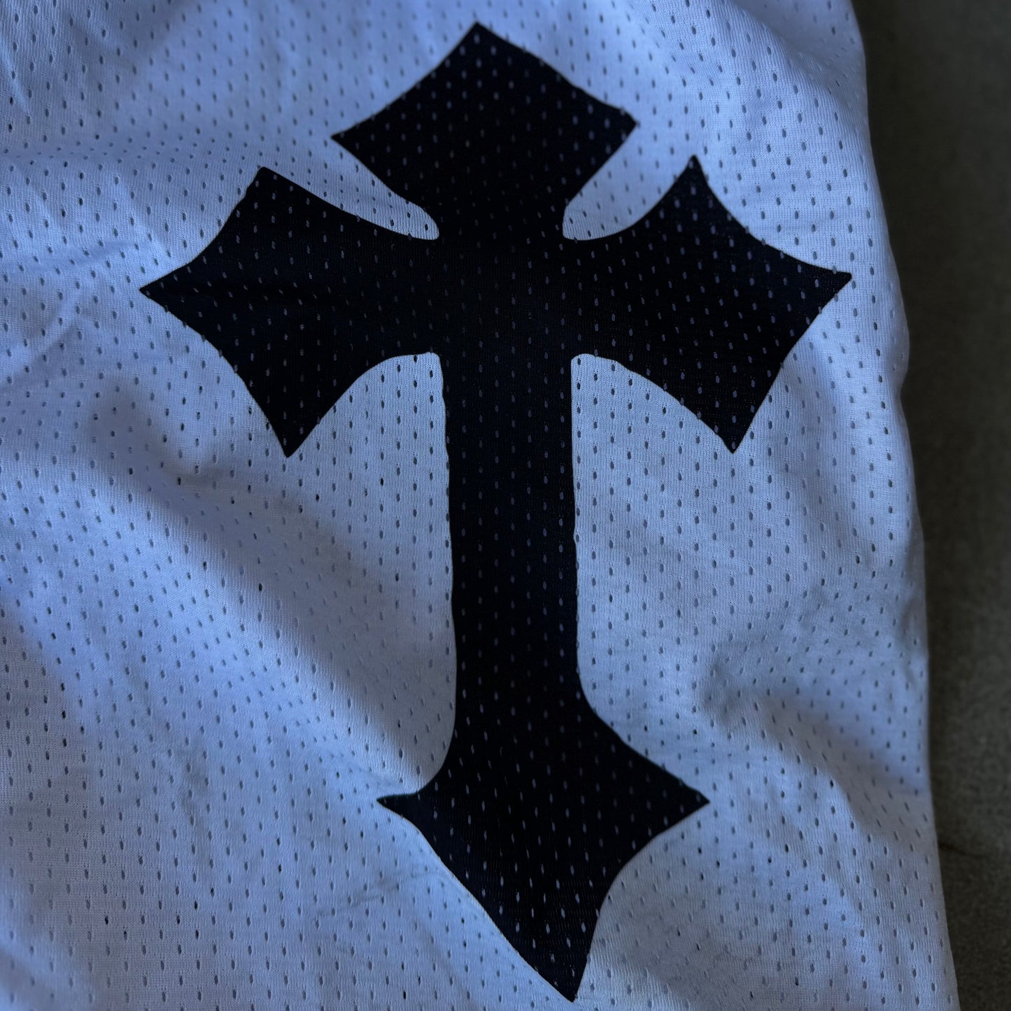 SA1NTX Mesh Cross Shorts