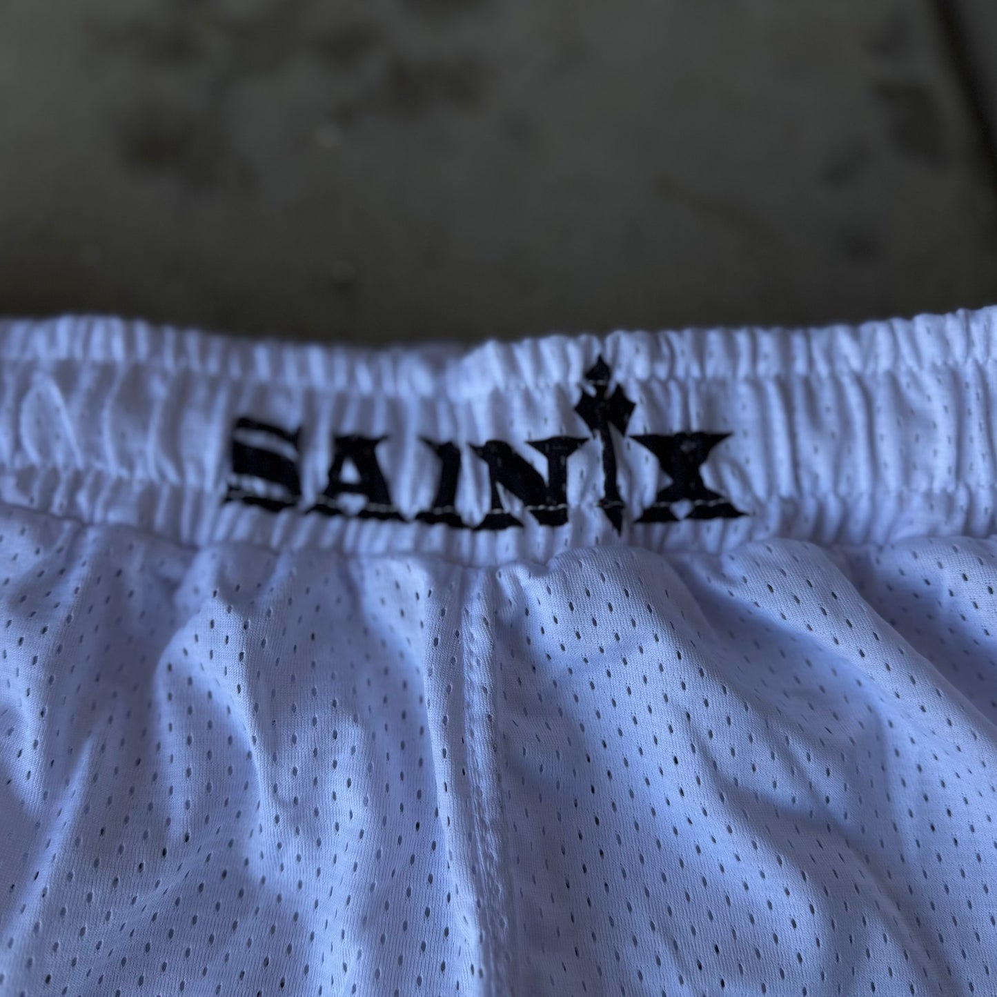 SA1NTX Mesh Cross Shorts