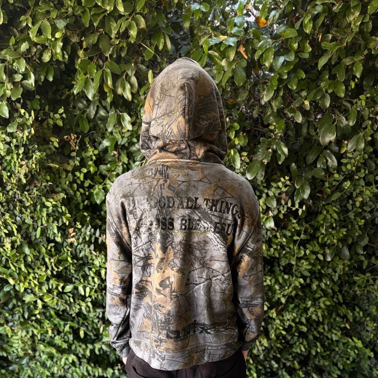 Camo SA1NTX Zip up hoodie