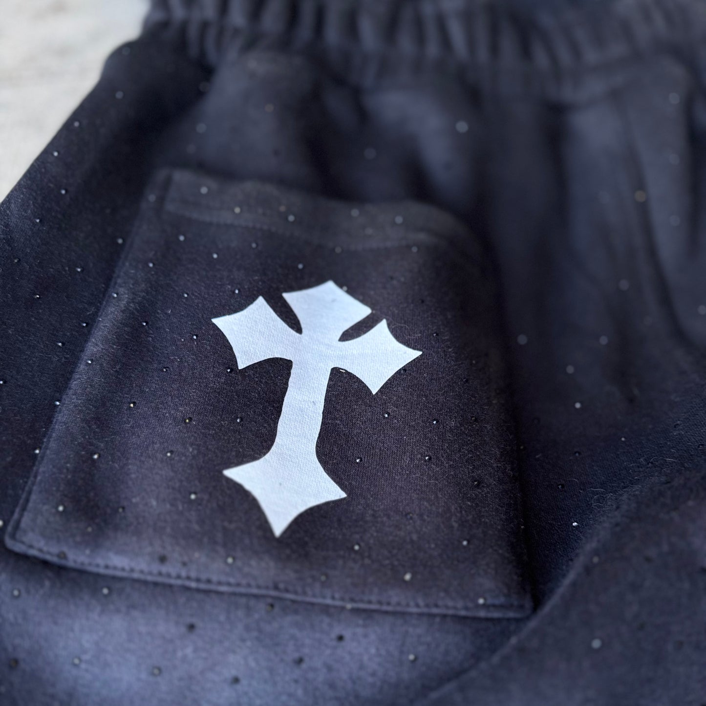 SA1NTX Double Waisted Rhyme Stone Sweatpants